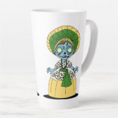 Cute Brazilian Zombie Girl カフェラテマグ (右アングル)