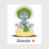 Cute Brazilian Zombie Girl シール (シート)