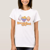 Cute Breakfast Foodie Graphic  Tシャツ (正面)