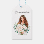 Cute Bridal Shower customizable ギフトタグ (正面)