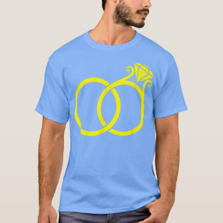 Cute Bridesmaid Bachelorette Party Bride Rings Tシャツ