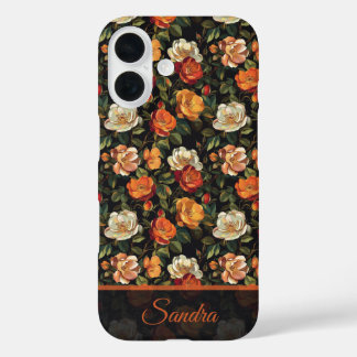 Cute Bridesmaid Gift Rose Name iPhone 16ケース