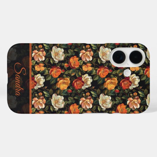 Cute Bridesmaid Gift Rose Name Case-Mate iPhoneケース (裏面 (横))