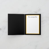 Cute Bridesmaid word art add message  カード (内部)