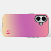 Cute Bright Pink Ombre Personalized Case-Mate iPhoneケース (裏面 (横))