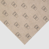 Cute Brown Coffee Cup Coffee Shop 薄葉紙 (詳細)