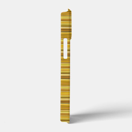Cute brown golden stripes Case-Mate iPhoneケース (裏面 / 右)