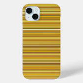 Cute brown golden stripes Case-Mate iPhoneケース (裏面)