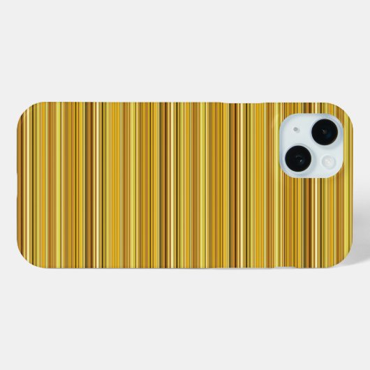 Cute brown golden stripes Case-Mate iPhoneケース (裏面 (横))