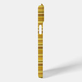 Cute brown golden stripes Case-Mate iPhoneケース (裏面 / 右)