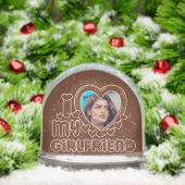 Cute Brown I Love My Girlfriend Photo (クリスマス)