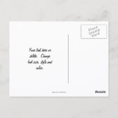 Cute Brown Toad Face Nature ポストカード (裏面)