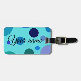 Cute Bubbly Design ラゲッジタグ