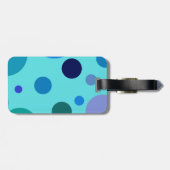 Cute Bubbly Design ラゲッジタグ (裏面横)