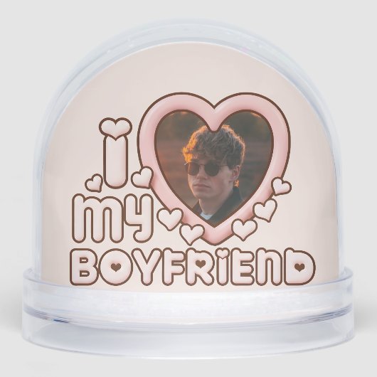Cute Bubbly I Love My Boyfriend Custom (正面)