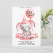 Cute Budget Baby Shower 招待状 (スタンド正面)