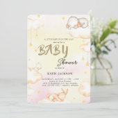 Cute Budget Baby Shower 招待状 (スタンド正面)