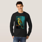 Cute Budgie Bird Parakeet Birds Bird Breeder 1 Tシャツ (正面フル)