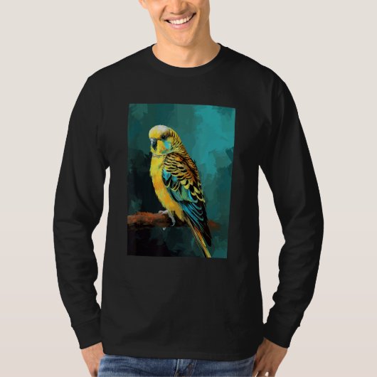 Cute Budgie Bird Parakeet Birds Bird Breeder 1 Tシャツ (正面)