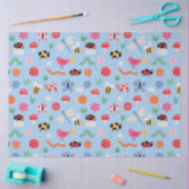 Cute Bugs Tissue Paper 薄葉紙 (クラフト)