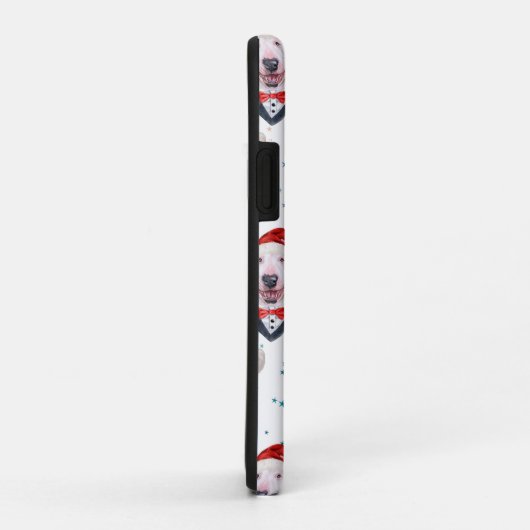 Cute Bull Terrier Dog Christmas Pattern Case-Mate iPhoneケース (裏面/右)