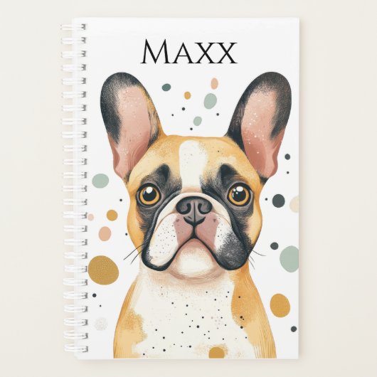 Cute Bulldog 2026 Planner Book | Funny Bulldog プランナー手帳 (正面)