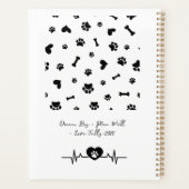 Cute Bulldog 2026 Planner Book | Lovely Bulldog プランナー手帳 (裏面)