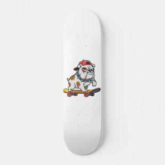 Cute Bulldog Skater スケートボード