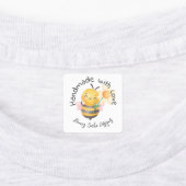 Cute Bumble Bee Handmade with Love Personalized ラベル (貼付)