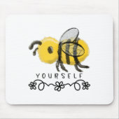 Cute Bumblebee Bee Yourself  マウスパッド (正面)