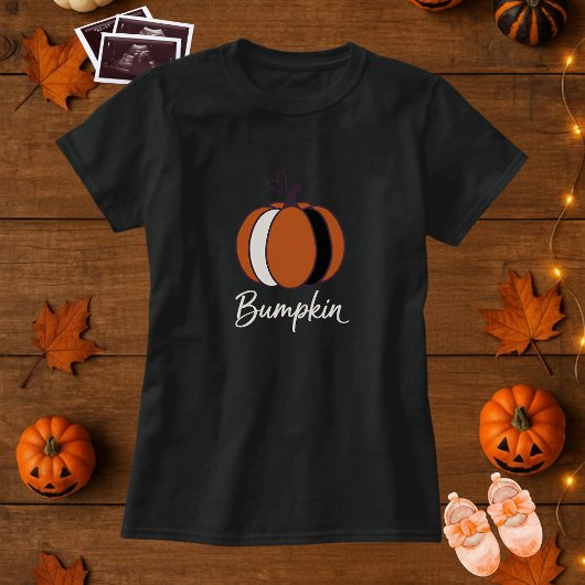 Cute Bumpkin Pumpkin On The Way Maternity Tシャツ