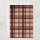 Cute Bun In Oven Boy Girl Baby Reveal 招待状 (裏面)