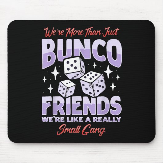 Cute Bunco Night Squad Apparel Game Bunco  マウスパッド (正面)