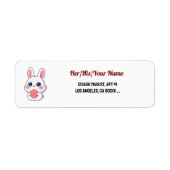 Cute Bunny ラベル (正面)