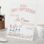 Cute Bunny 台座サイン (インサイチュ)