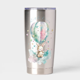 Cute bunny AÉRONAUTE, personnalisé 保温保冷タンブラー