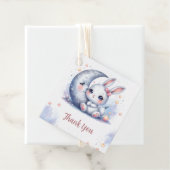 cute bunny and crescent moon  フェイバータグ (インサイチュ)