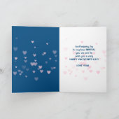 Cute Bunny and Rainbow Valentine Card シーズンカード (内部)