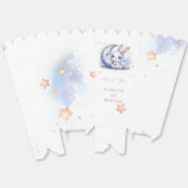 cute bunny and silver moon  favor boxes フェイバーボックス (見開き)