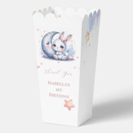 cute bunny and silver moon  favor boxes フェイバーボックス