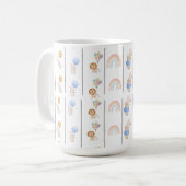 Cute bunny animals pastel コーヒーマグカップ (正面左)