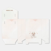 Cute bunny baby shower  フェイバーボックス (見開き)