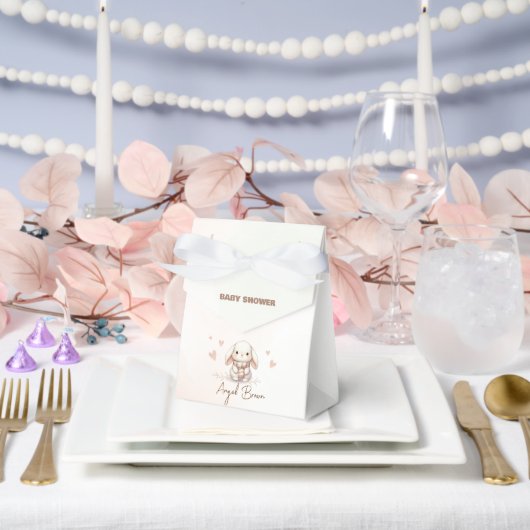 Cute bunny baby shower  フェイバーボックス (ウェディング)