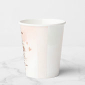 Cute Bunny Baby Shower 紙コップ (左)