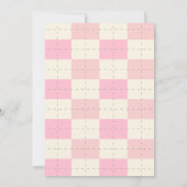 Cute bunny birthday 招待状 (裏面)