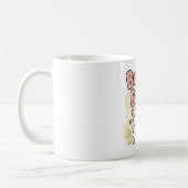 Cute Bunny Buds Easter Coffee Mug コーヒーマグカップ (左)