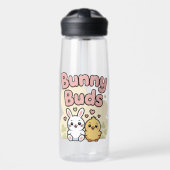 Cute Bunny Buds Easter Water Bottle ウォーターボトル (正面)