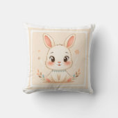 Cute Bunny Cartoon Cushion クッション (正面)