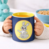 Cute Bunny Cartoon for Kids–Bunny Lovers Drinkware マグカップ
