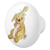Cute Bunny Ceramic Knob セラミックノブ (右)